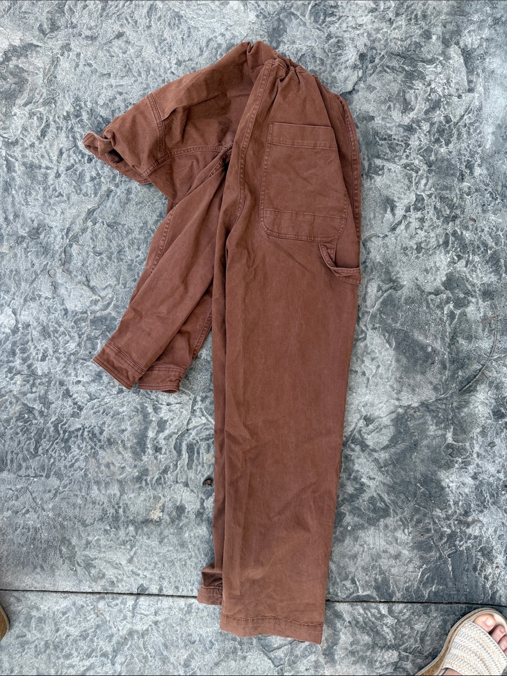 Women’s STOIC brown Utility Jumpsuit - Picture 2 of 7